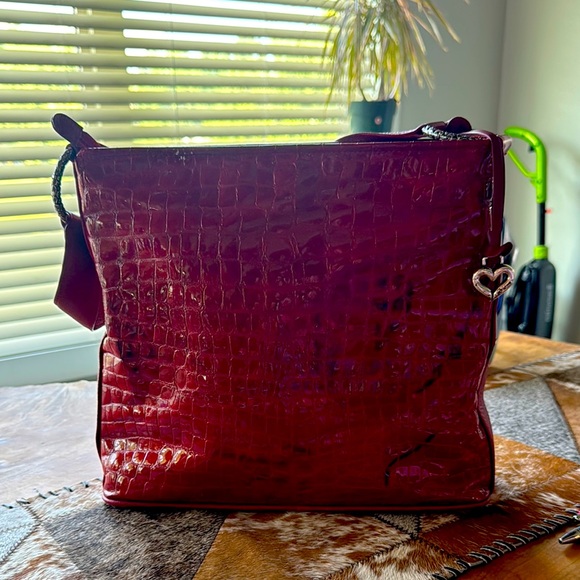 BRIGHTON Crocodile-Embossed Women's Bag - Picture 1 of 8